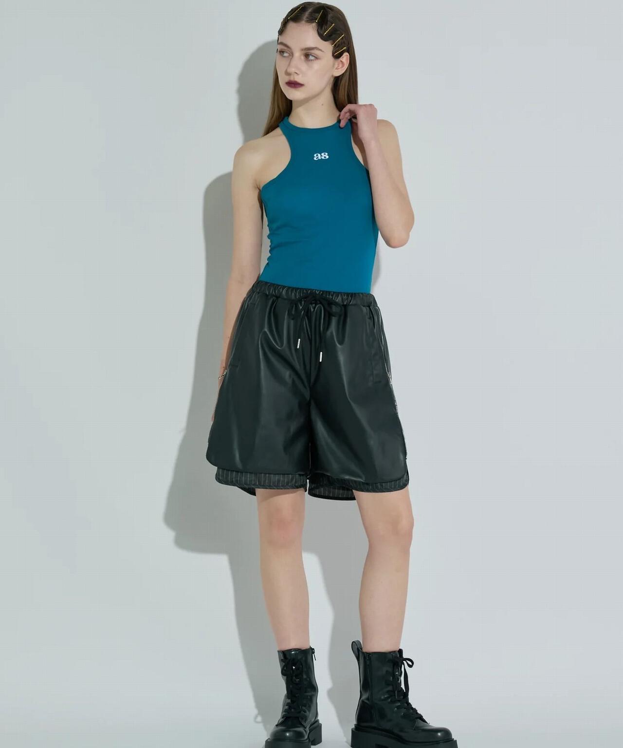 ANNA SUI NYC/アナ スイ エヌワイシー/レザーハーフパンツ