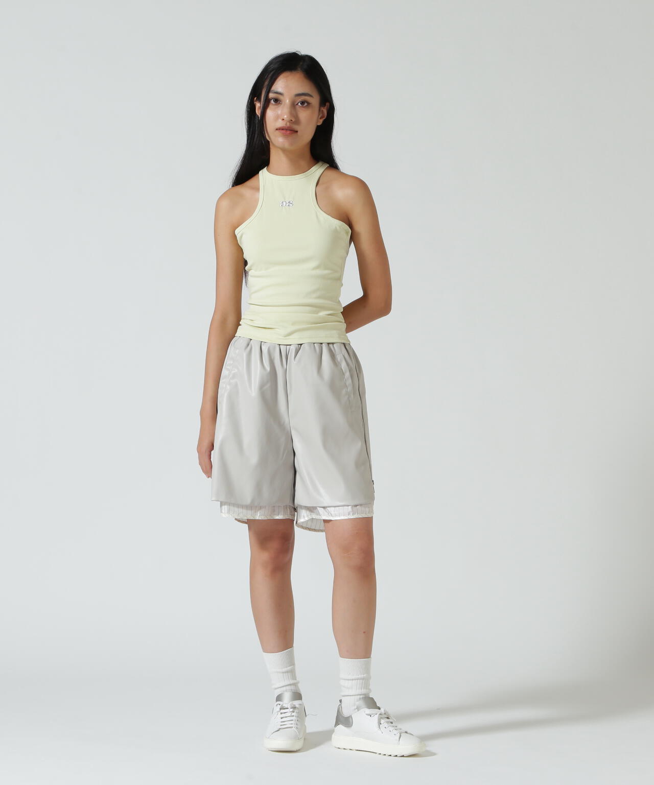 ANNA SUI NYC/アナ スイ エヌワイシー/レザーハーフパンツ