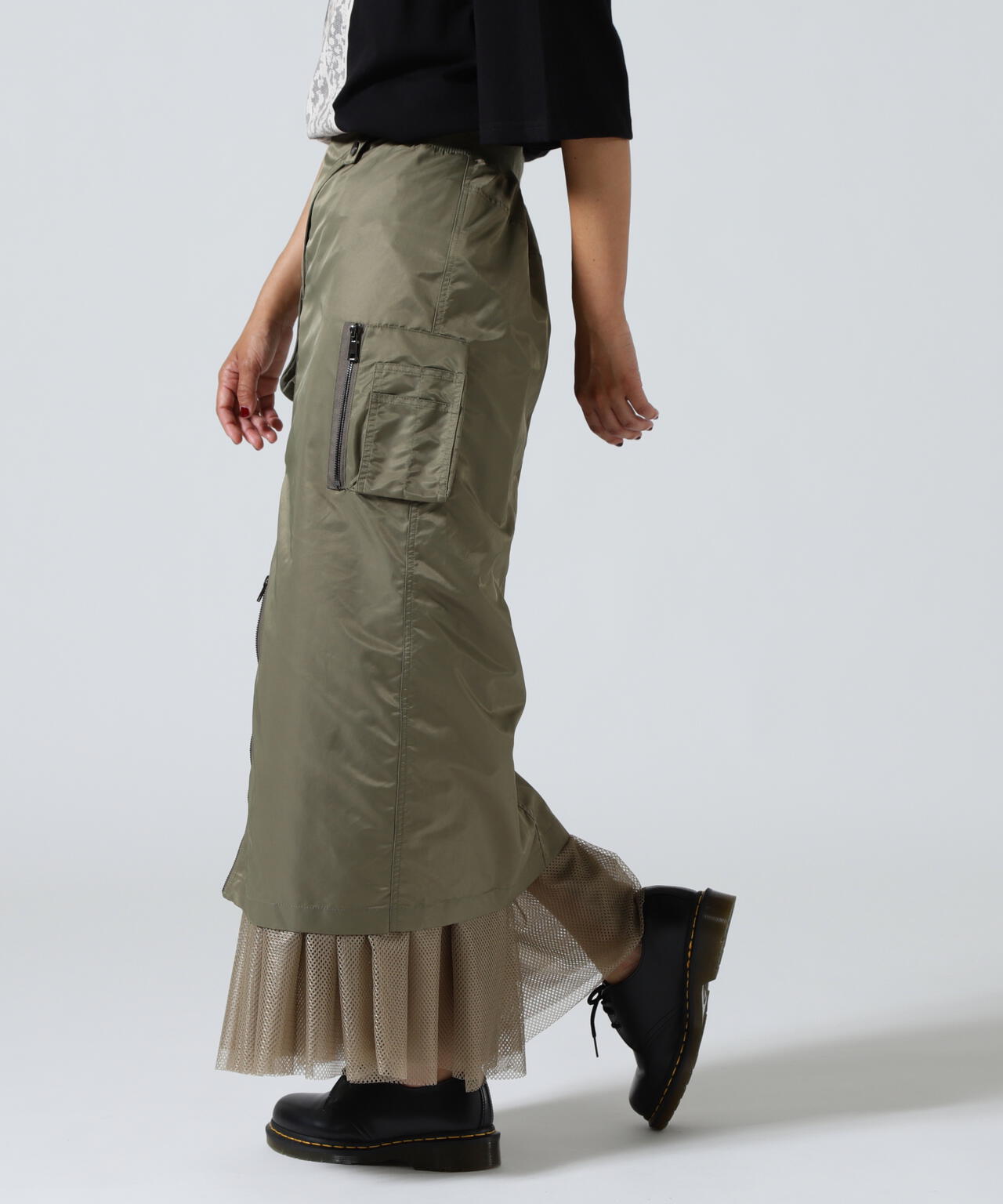Risley/リズレー/ミリタリースカート