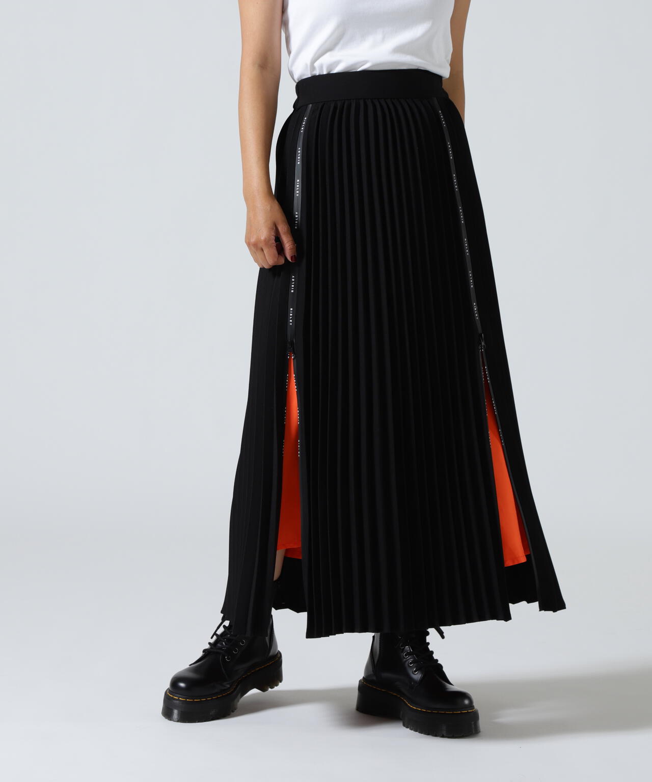 Risley/リズレー/ ZIP プリーツスカート | ROYAL FLASH