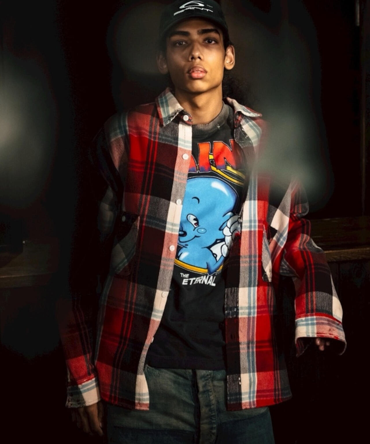 SAINT MICHAEL/セントマイケル/FLANNEL SHIRT/CHECK/RED+GRAY | ROYAL