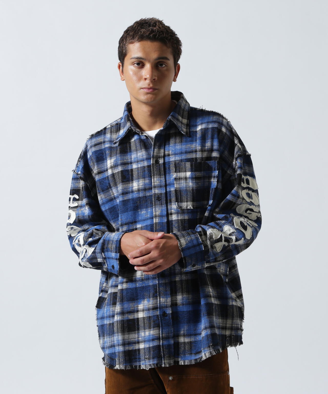 FR(13)NDS/フレンズ/DOGTOWN コラボチェックシャツ