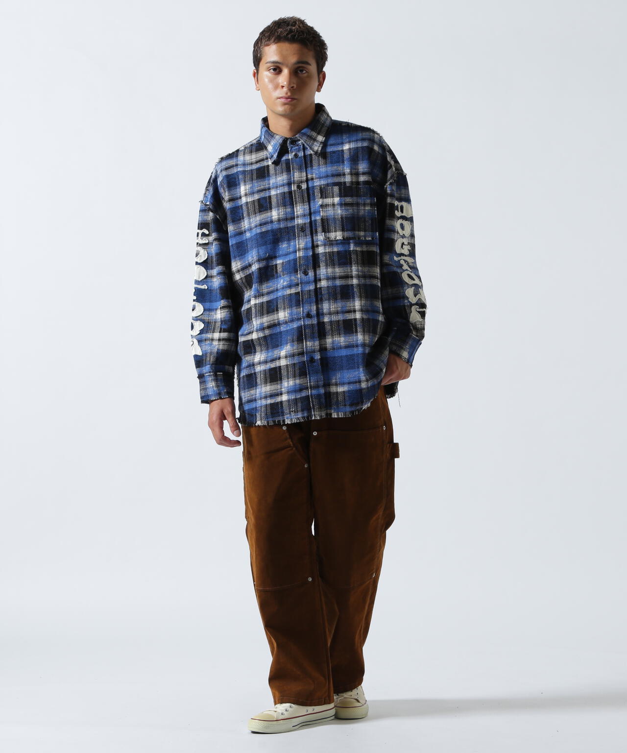 FR(13)NDS/フレンズ/DOGTOWN コラボチェックシャツ