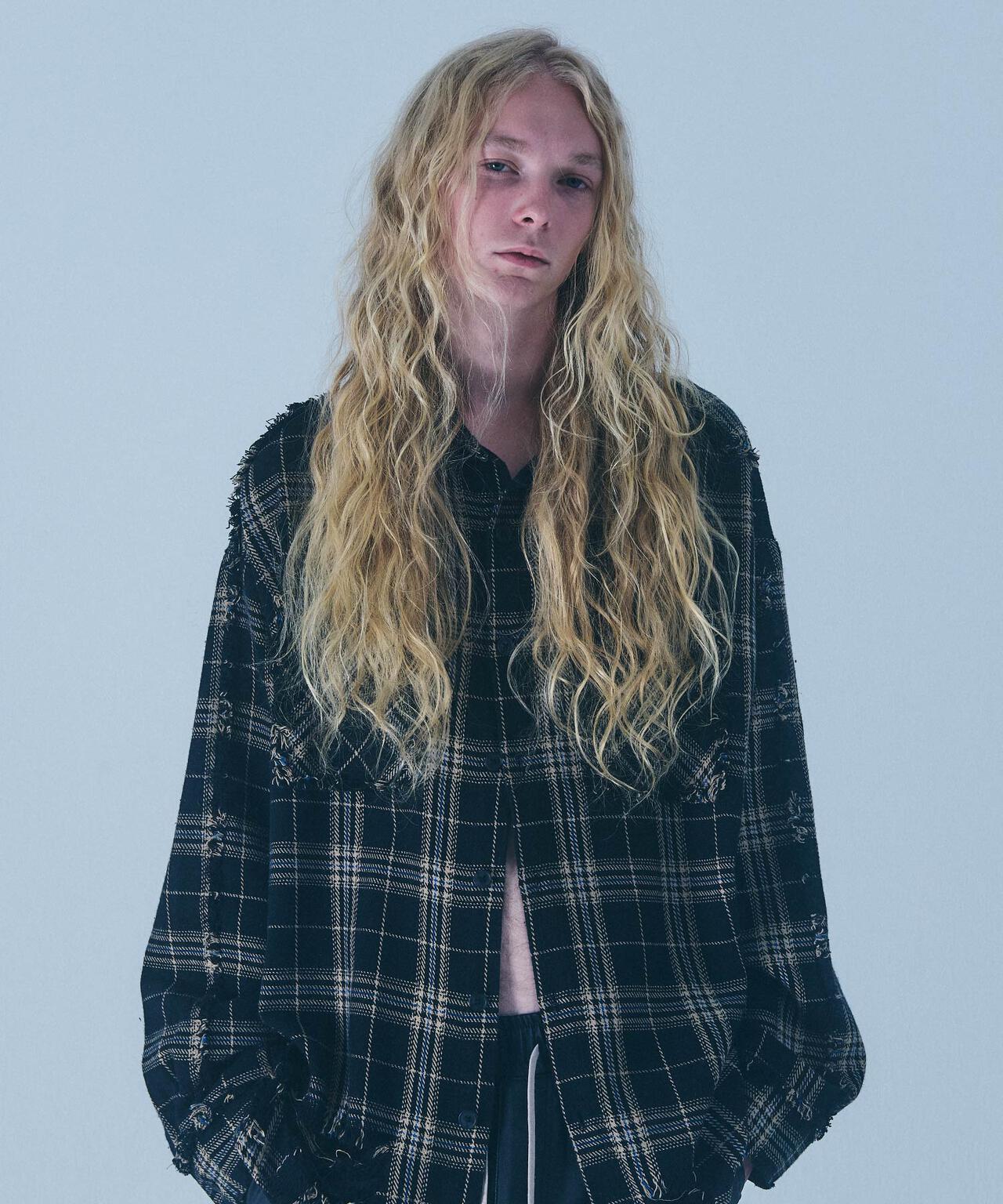 FR(13)NDS/フレンズ/PIGMENT CHECK SHIRT | ROYAL FLASH（ロイヤル