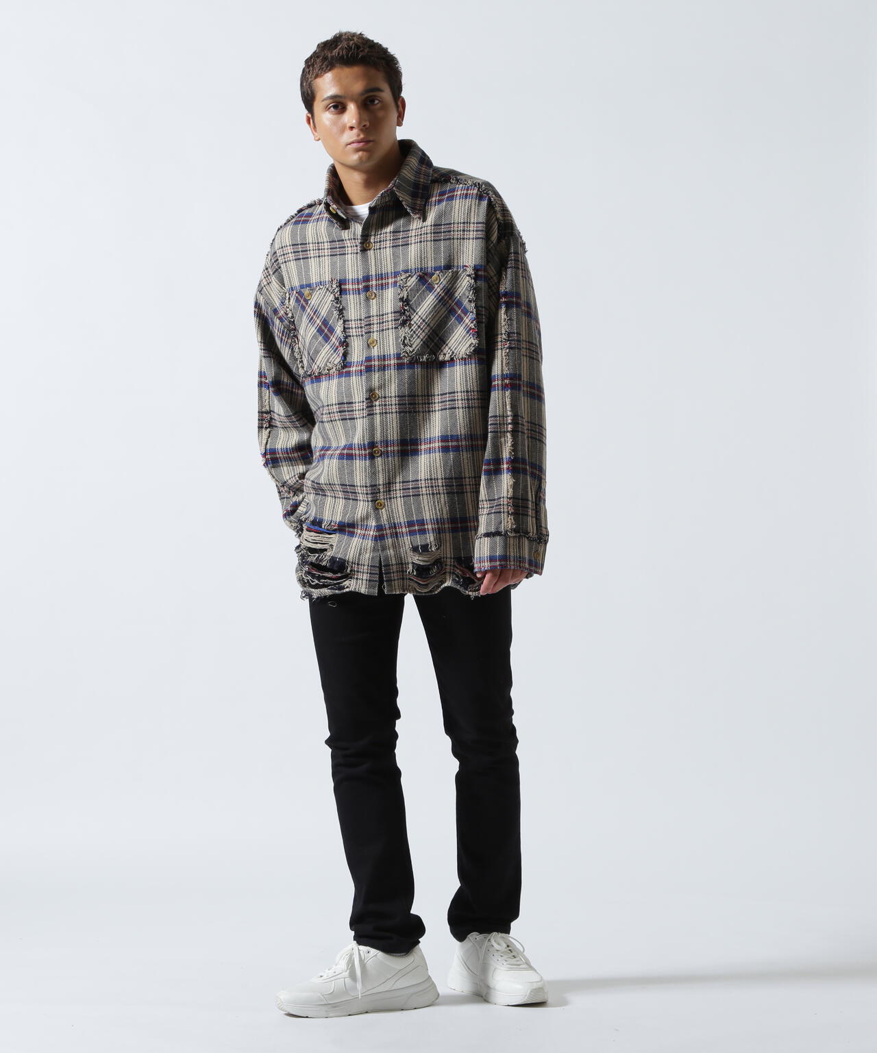 FR(13)NDS/フレンズ/PIGMENT CHECK SHIRT