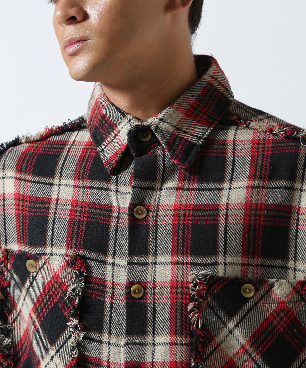 FR(13)NDS/フレンズ/PIGMENT CHECK SHIRT