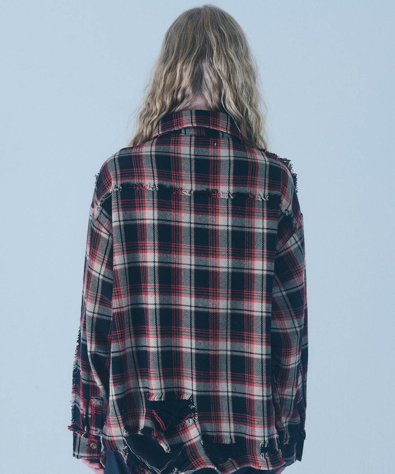 FR(13)NDS/フレンズ/PIGMENT CHECK SHIRT | ROYAL FLASH（ロイヤル