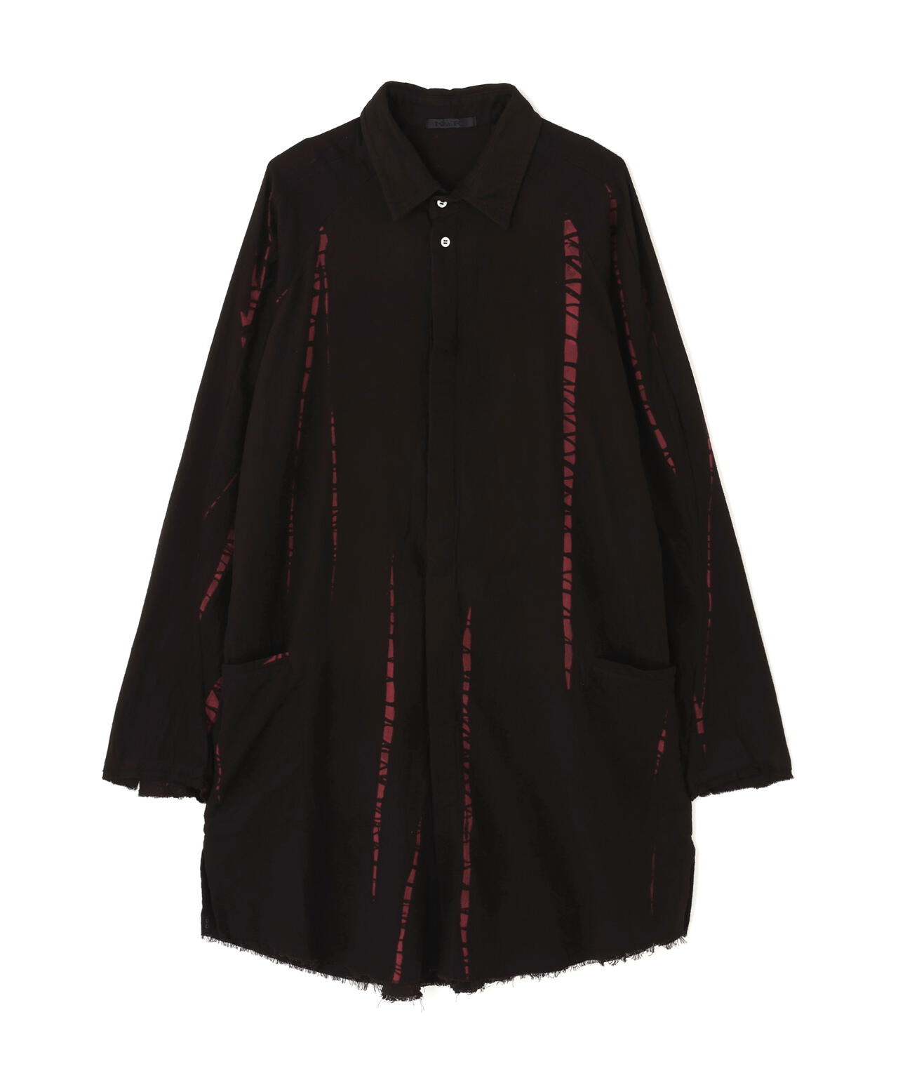 KMRii/ケムリ/Shadow Vine Long Flannel Shirt