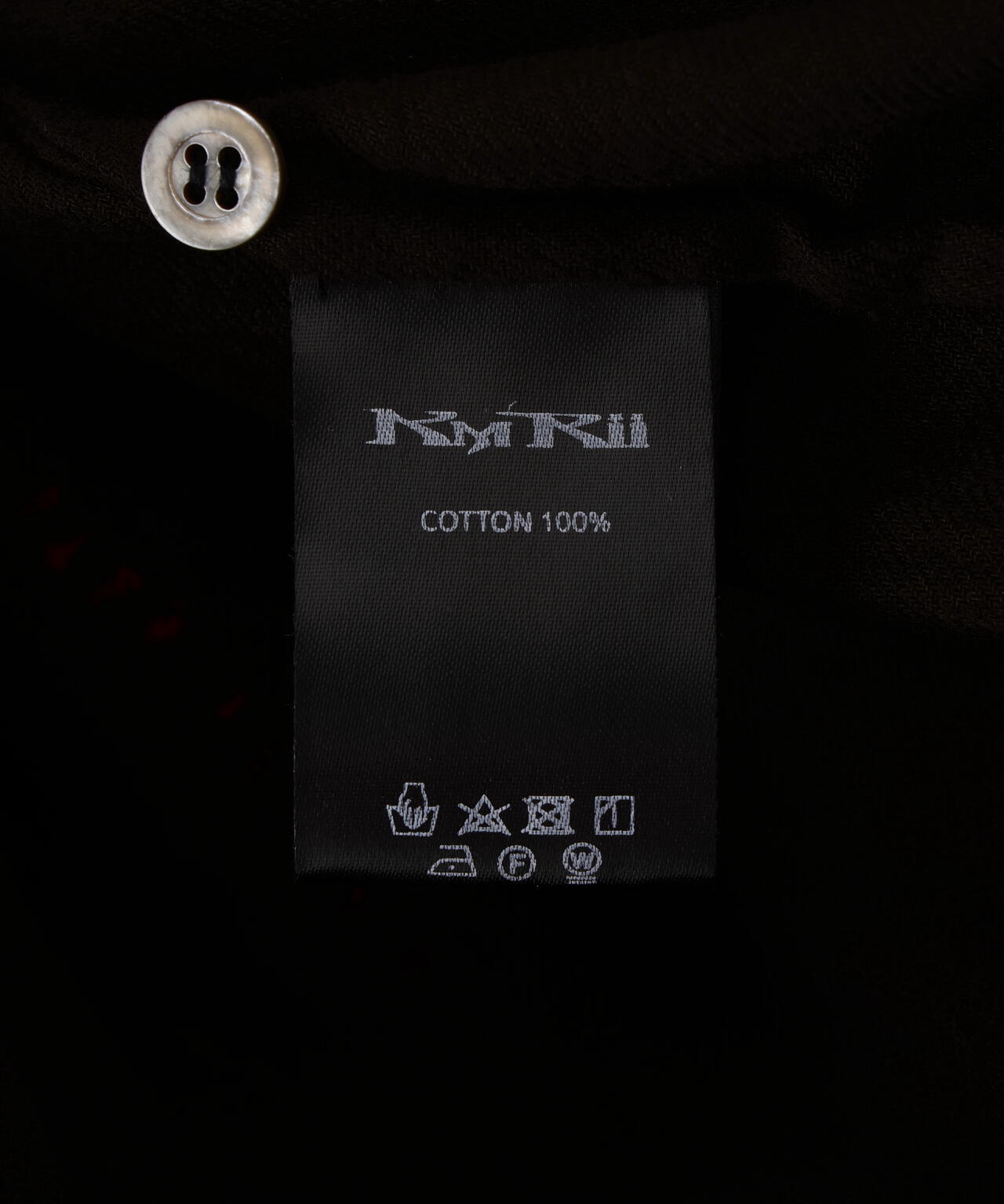 KMRii/ケムリ/Shadow Vine Long Flannel Shirt