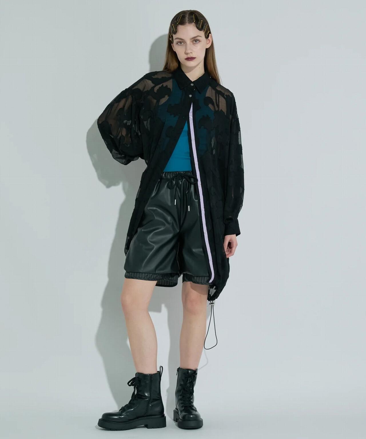 ANNA SUI NYC/アナ スイ エヌワイシー/ジャガード配色シャツ