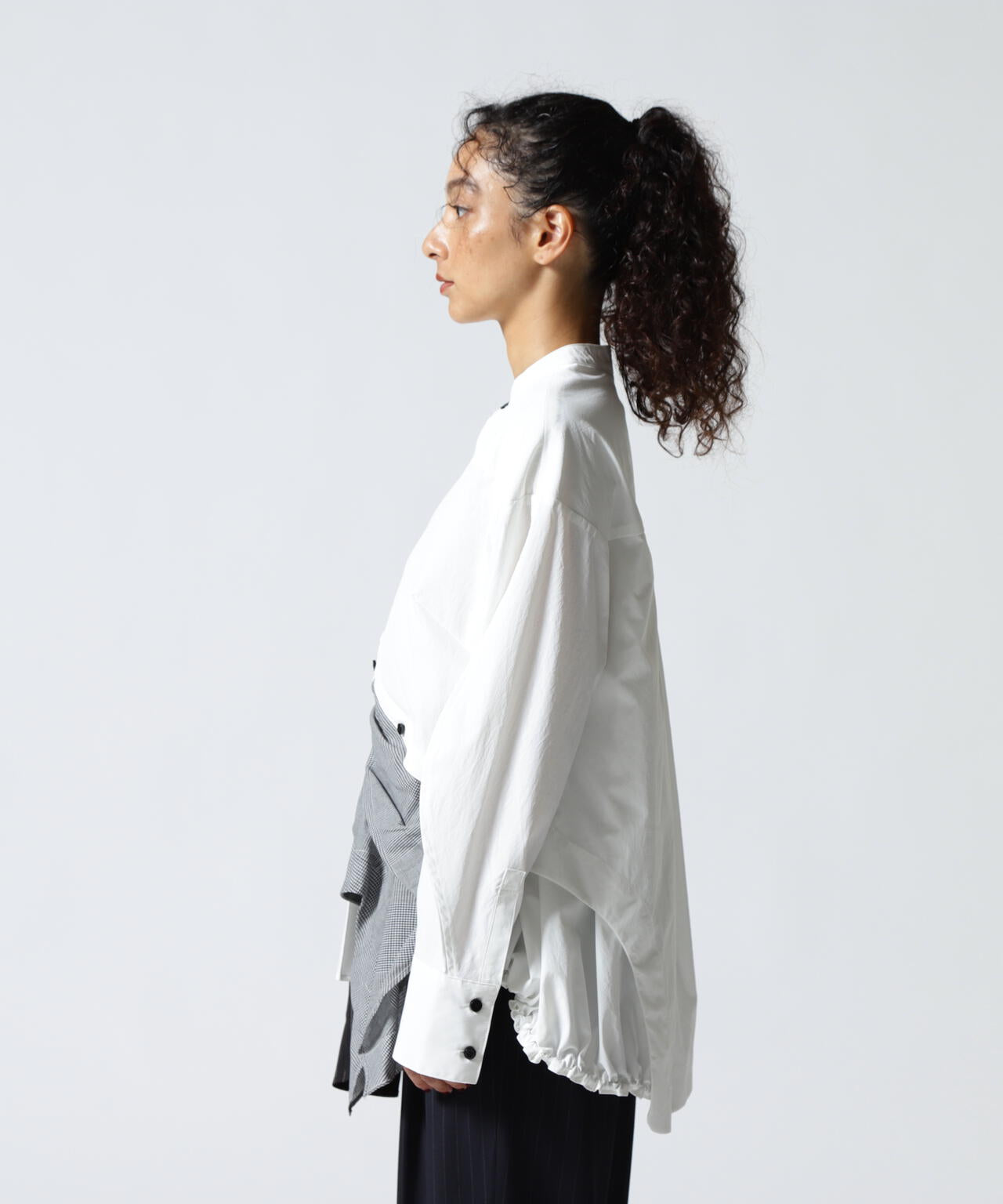 UN3D./アンスリード/PATTERN MIX SHIRT