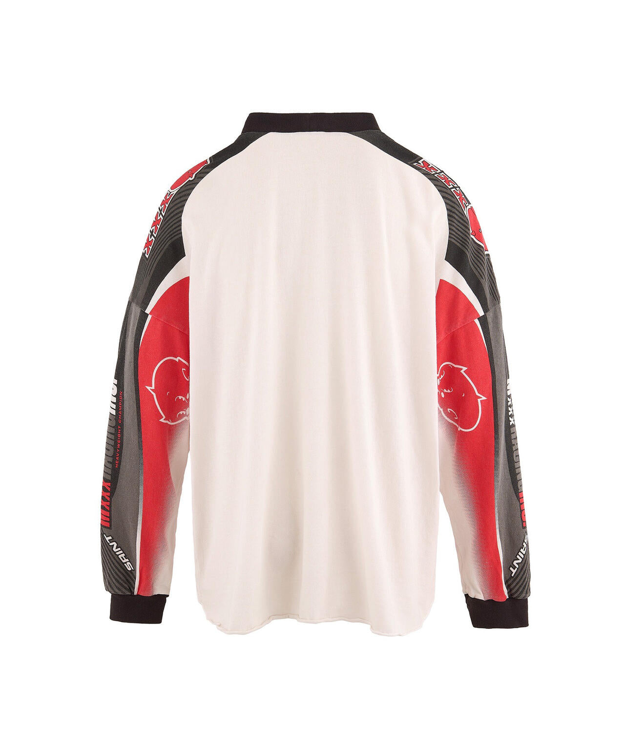 ロイヤルフラッシュ（ FLASH）/SAINT MICHAEL／セントマイケル／LS／TEE MORTOR CYCLE／WHITE SAINT MICHAEL/セントマイケル/LS/TEE MORTOR CYCLE/WHITE | ROYAL