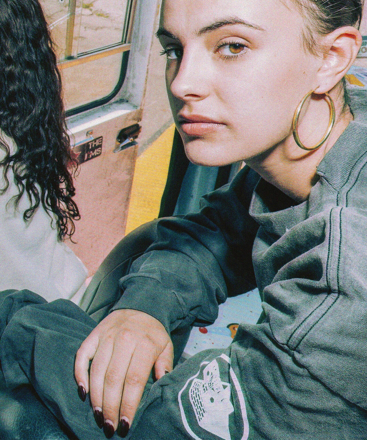 SAINT MICHAEL/セントマイケル/KLF_LS TEE/WHITE KLF BLACK