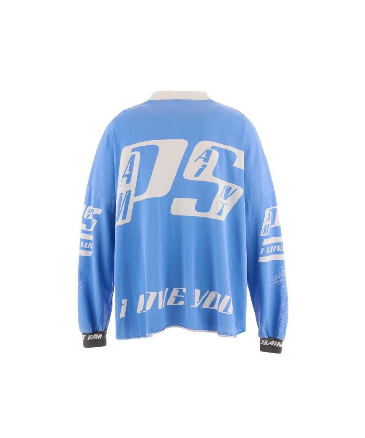 SAINT MICHAEL/セントマイケル/PAM_LS TEE/SAINT PAM/BLUE | ROYAL