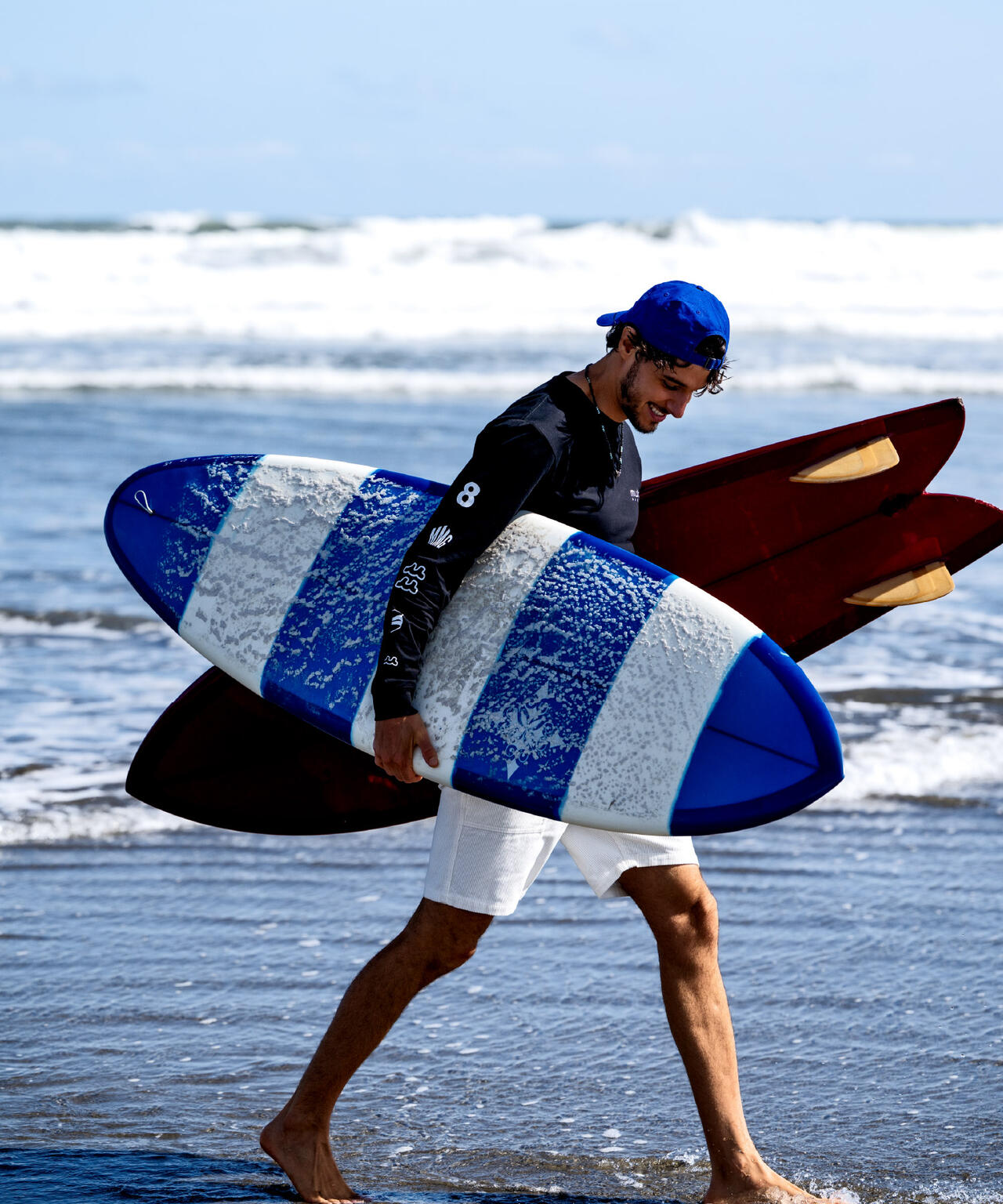 muta MARINE/ムータ マリン/別注Sleeve Print LS Tee