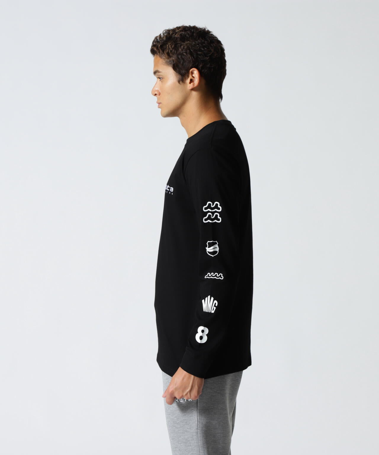muta MARINE/ムータ マリン/別注Sleeve Print LS Tee | ROYAL FLASH