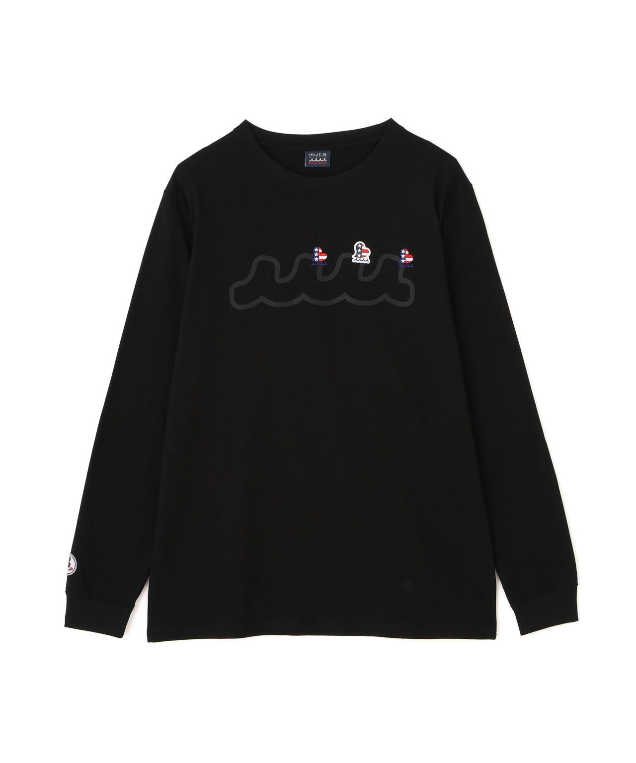 muta MARINE/ムータ マリン/別注 Three America Heart LS TEE