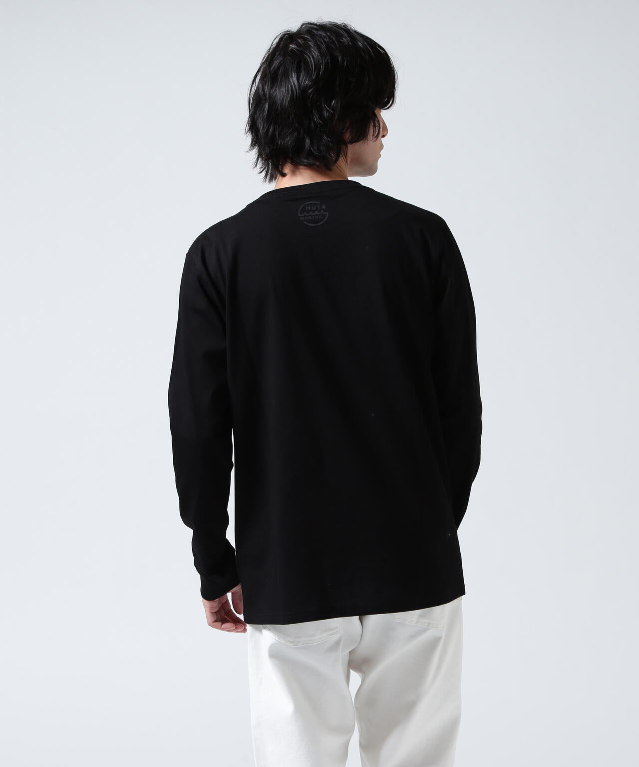 muta MARINE/ムータ マリン/別注 Three America Heart LS TEE | ROYAL