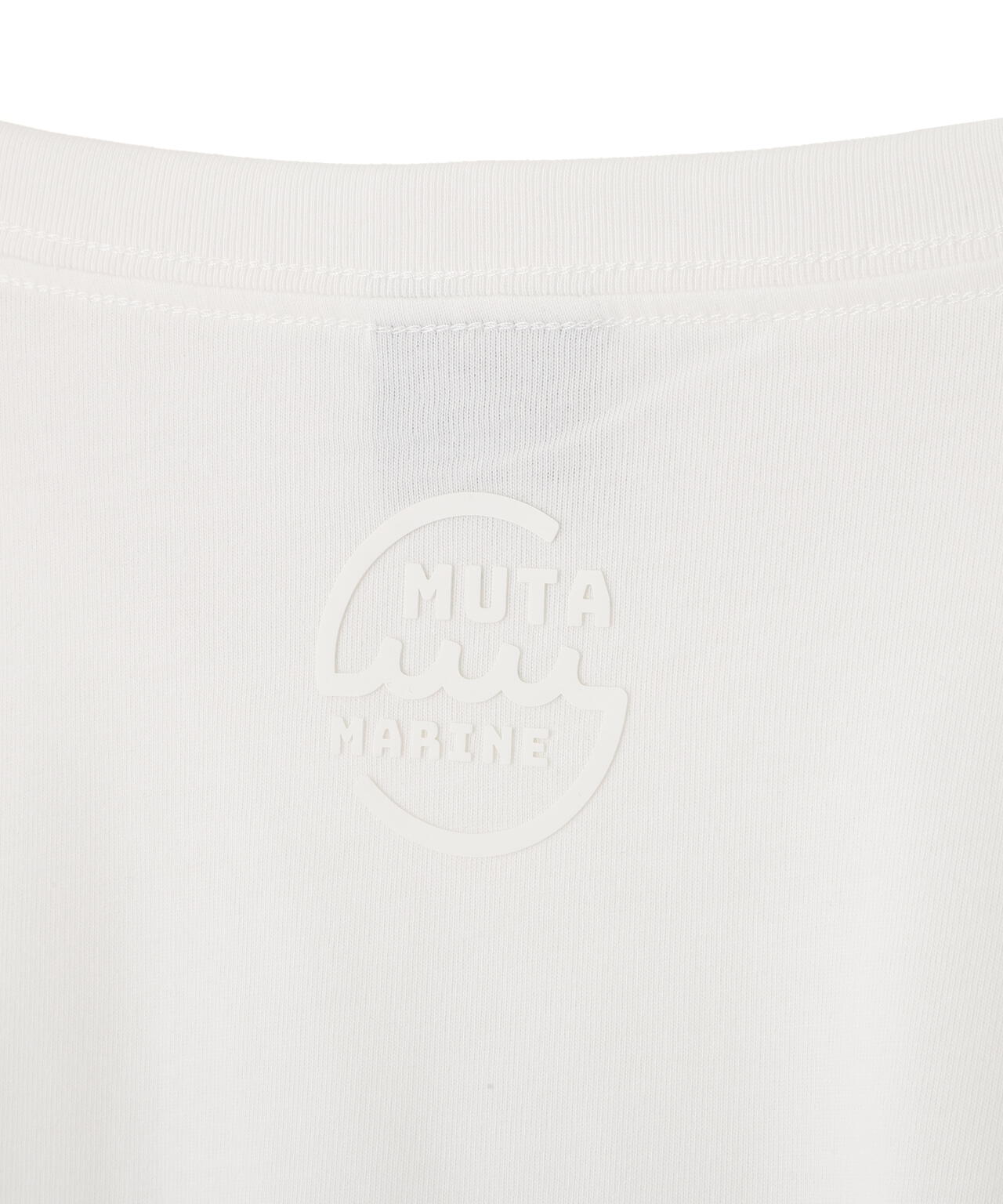 muta MARINE/ムータ マリン/別注 Three America Heart LS TEE | ROYAL