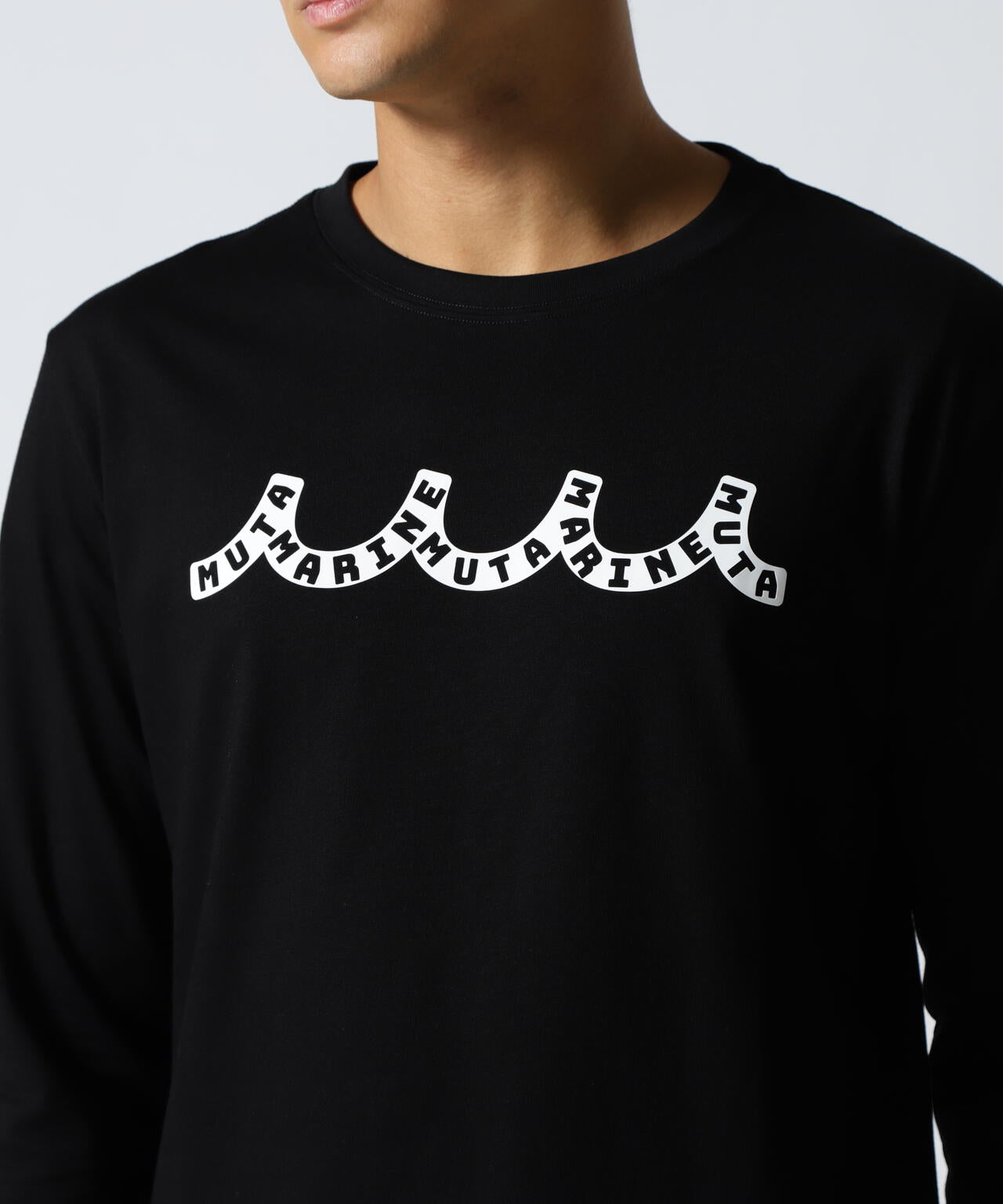 muta MARINE/ムータ マリン/別注Wave muta MARINE LS Tee