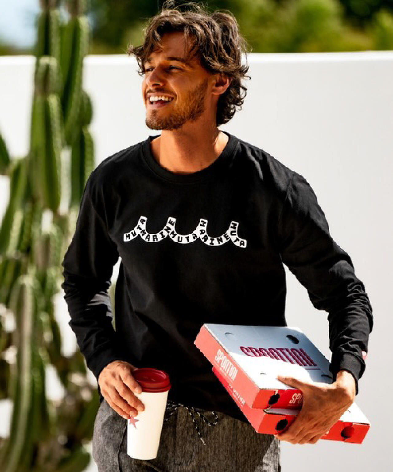 muta MARINE/ムータ マリン/別注Wave muta MARINE LS Tee