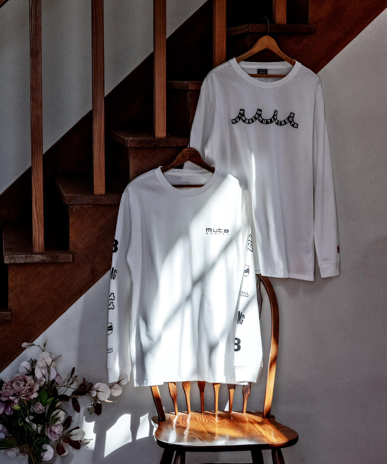 muta MARINE/ムータ マリン/別注Wave muta MARINE LS Tee