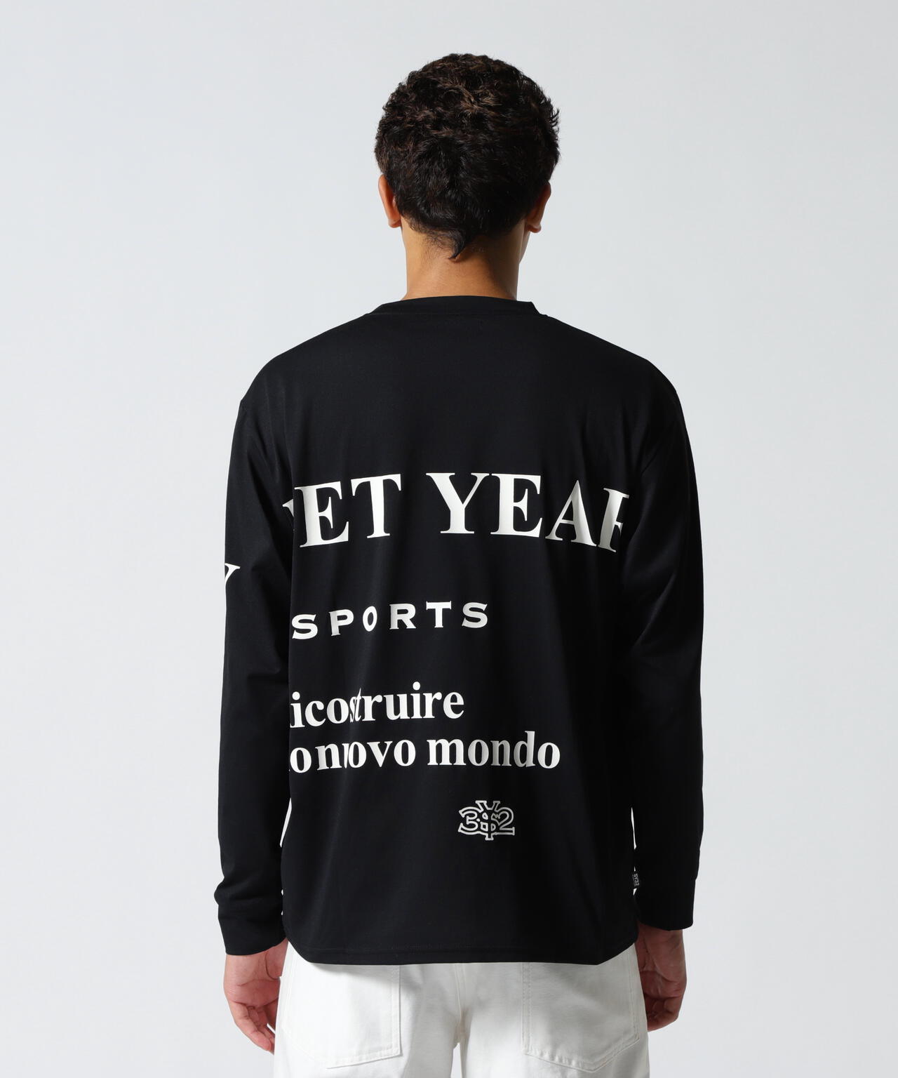 SY32 by SWEET YEARS/NEW SEPARATE GRAPHIC L/S TEE | ROYAL FLASH
