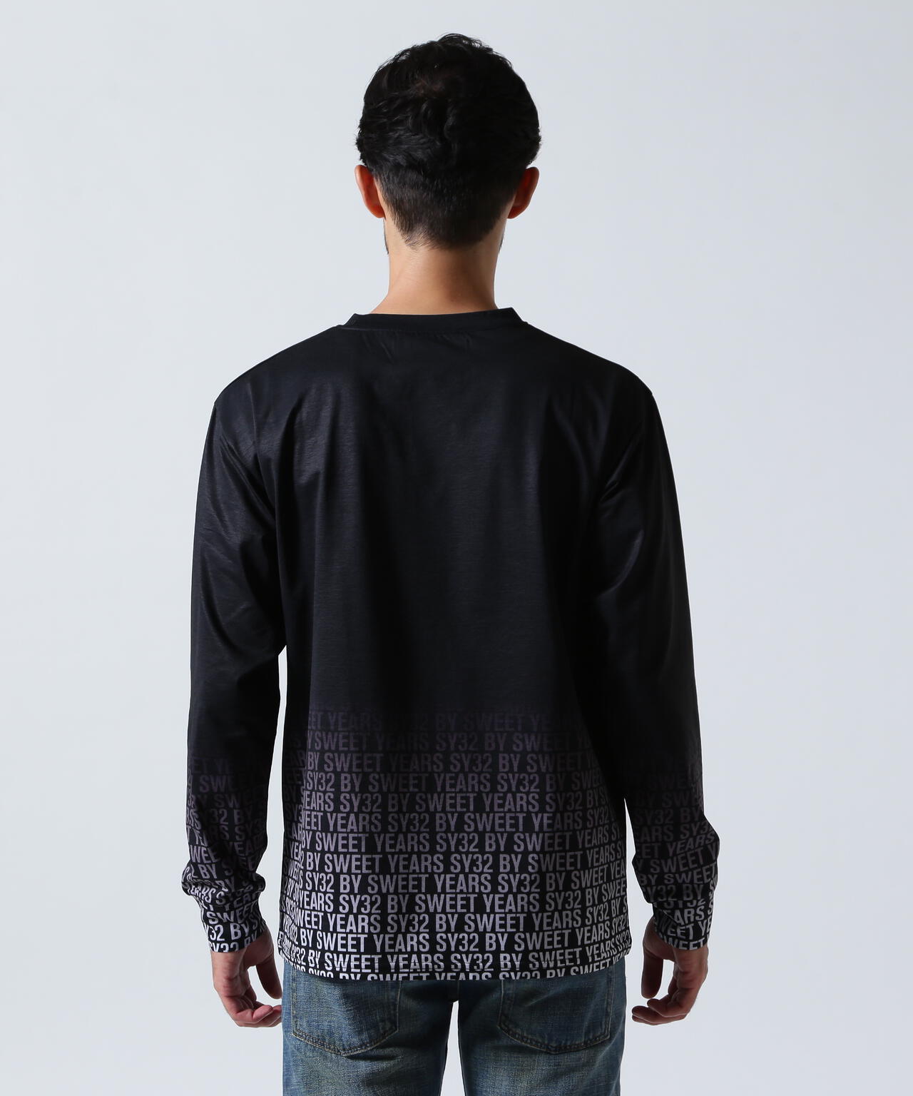 SY32 by SWEET YEARS/GRADATION LOGO L/S TEE | ROYAL FLASH（ロイヤル