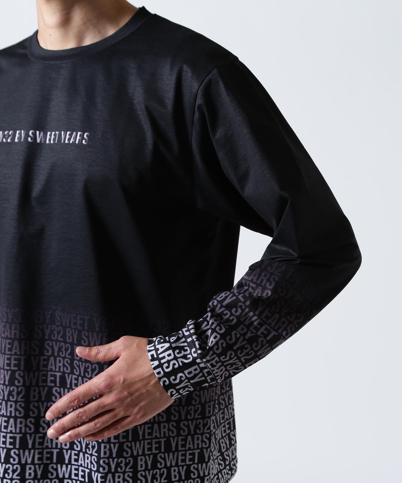 SY32 by SWEET YEARS/GRADATION LOGO L/S TEE | ROYAL FLASH（ロイヤル