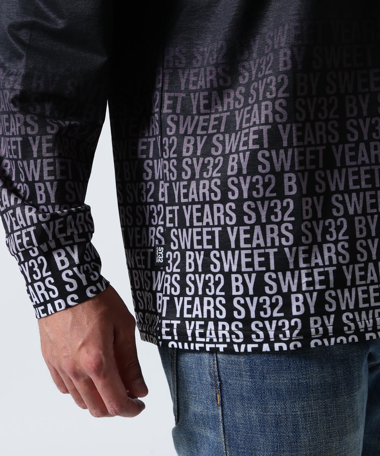 SY32 by SWEET YEARS/GRADATION LOGO L/S TEE | ROYAL FLASH（ロイヤル