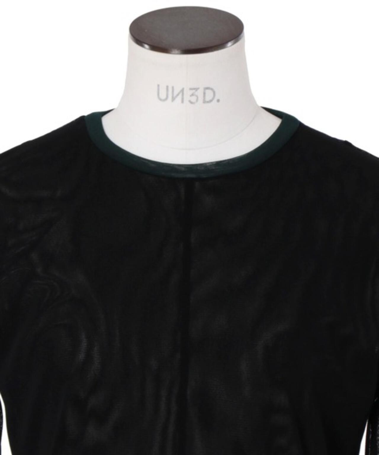 UN3D./アンスリード/WAVE LINE SHEER TOP/ウェーブラインシアートップ