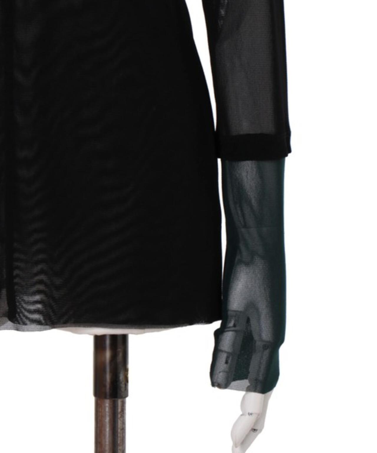 UN3D./アンスリード/WAVE LINE SHEER TOP/ウェーブラインシアートップ