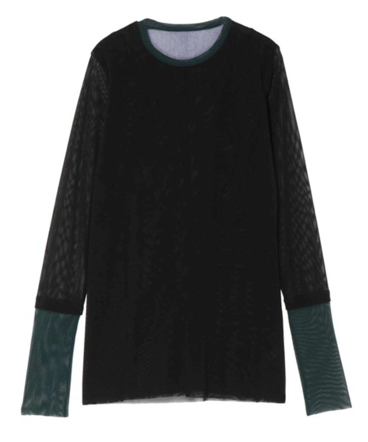 UN3D./アンスリード/WAVE LINE SHEER TOP/ウェーブラインシアートップ