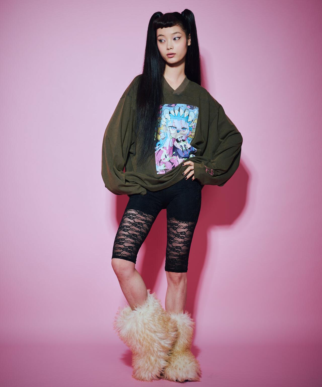 ANNA SUI NYC/アナ スイ エヌワイシー/『×寺田てら』TERAビッグロングスリーブ