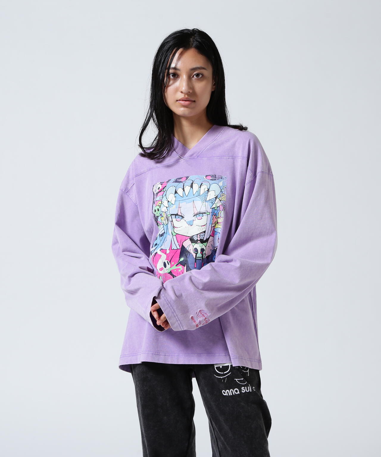 ロイヤルフラッシュ（ FLASH）/ANNA SUI NYC／アナ スイ エヌワイシー／『×寺田てら』TERAビッグロングスリ ANNA SUI NYC/アナ スイ エヌワイシー/『×寺田てら』TERAビッグロング