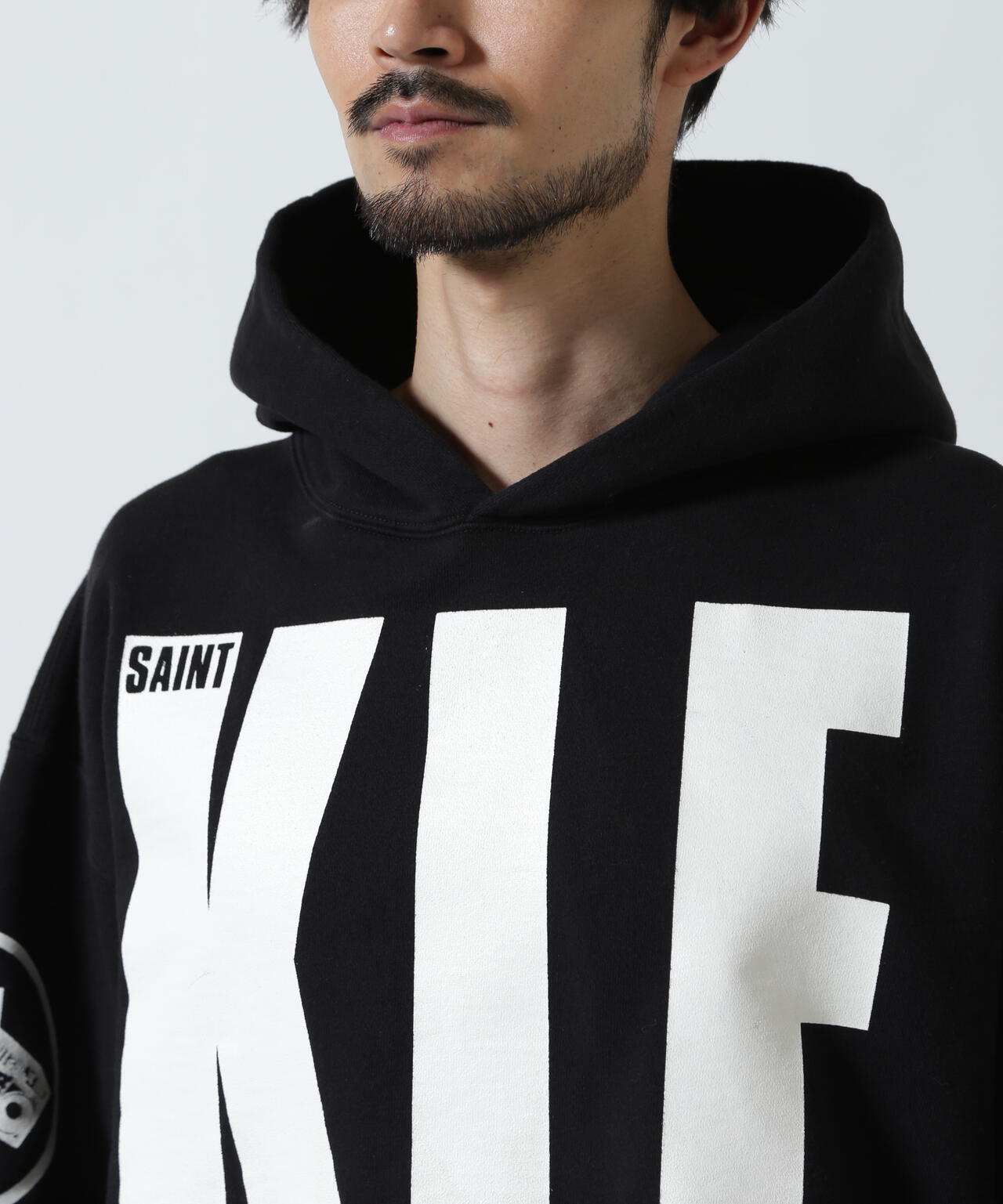 SAINT MICHAEL/セントマイケル/KLF HOODIE/KLF/BLACK | ROYAL FLASH