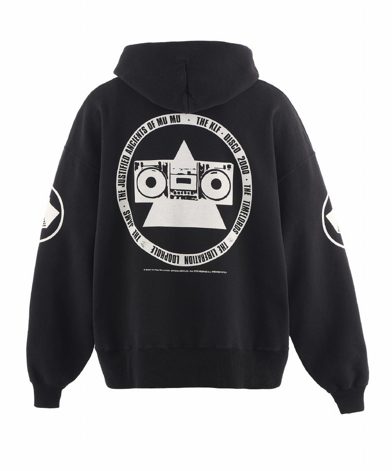 SAINT MICHAEL/セントマイケル/KLF HOODIE/KLF/BLACK