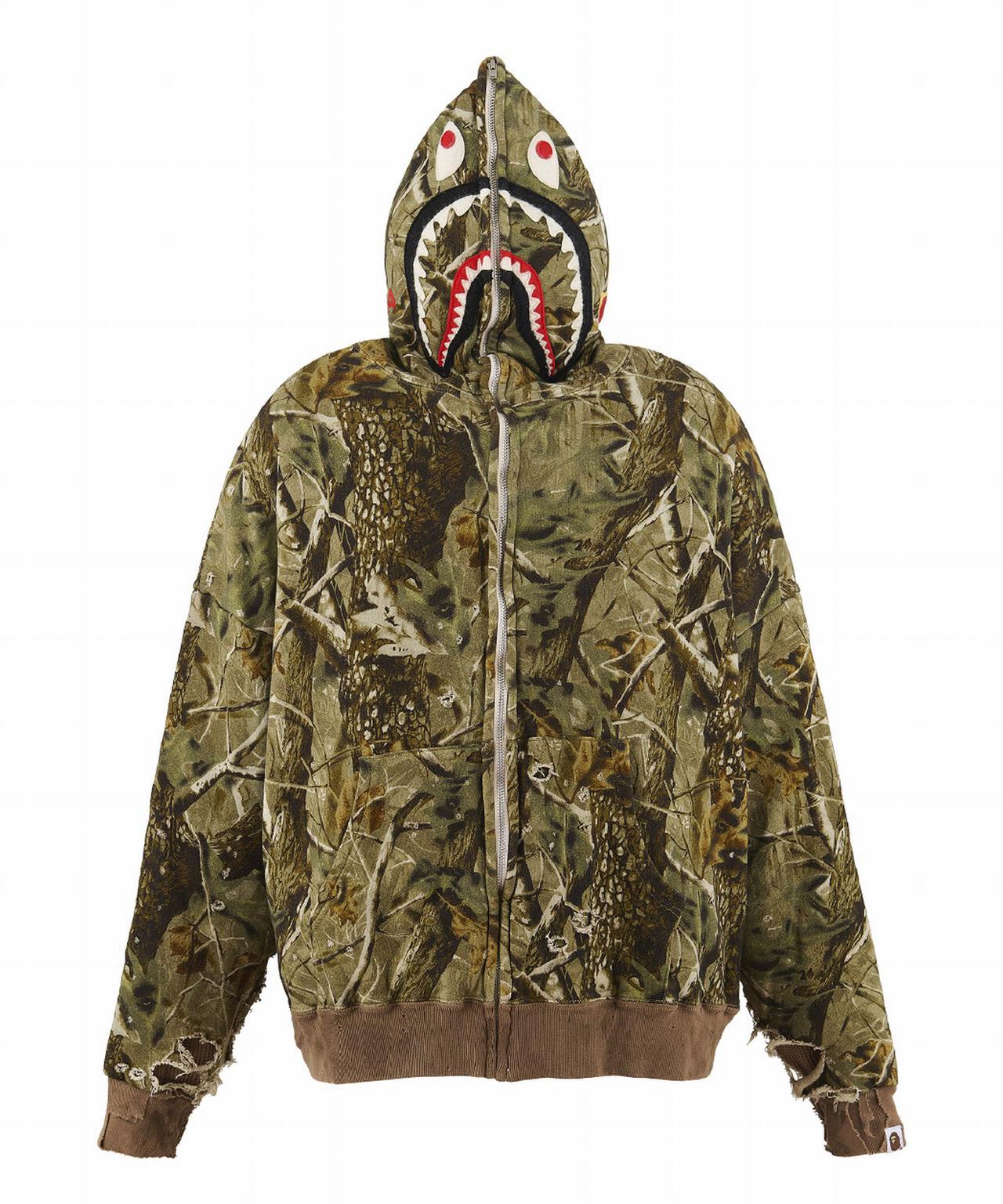 SAINT MICHAEL/セントマイケル/BAPE ZIP HOODIE/SAHARK/CAMO