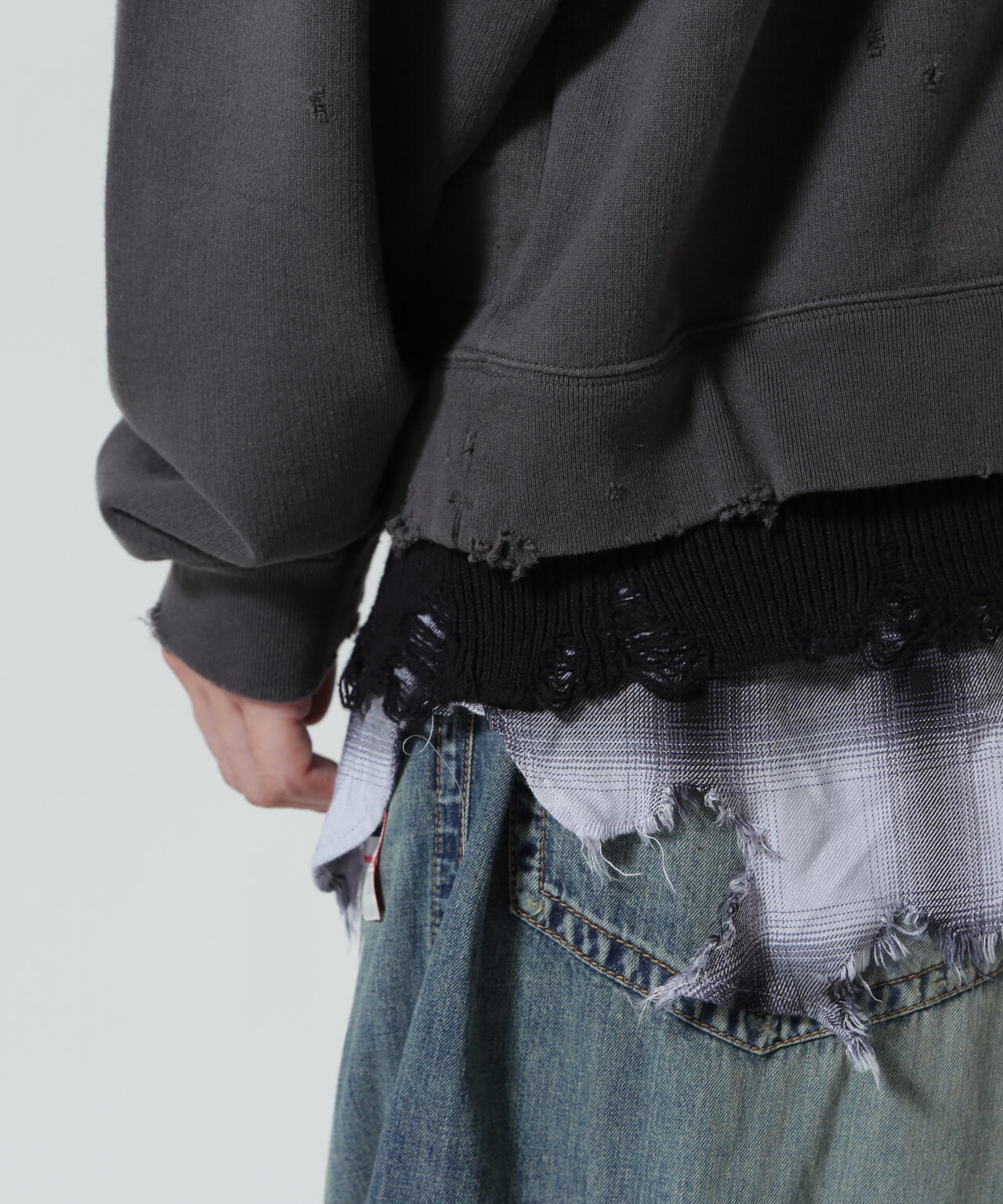 Maison MIHARAYASUHIRO/メゾン ミハラヤスヒロ/TRIPLE LAYERED HALF