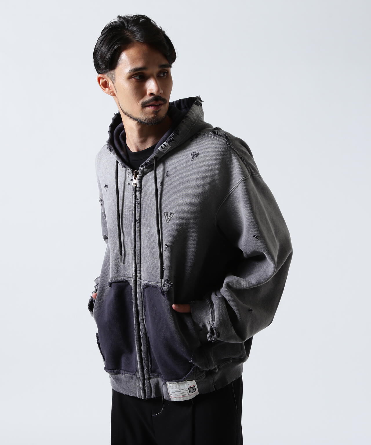 MAISON MIHARA YASUHIRO Hoodie レイヤードシャツ MAISON MIHARA YASUHIRO Hoodie レイヤードシャツ Maison MIHARA