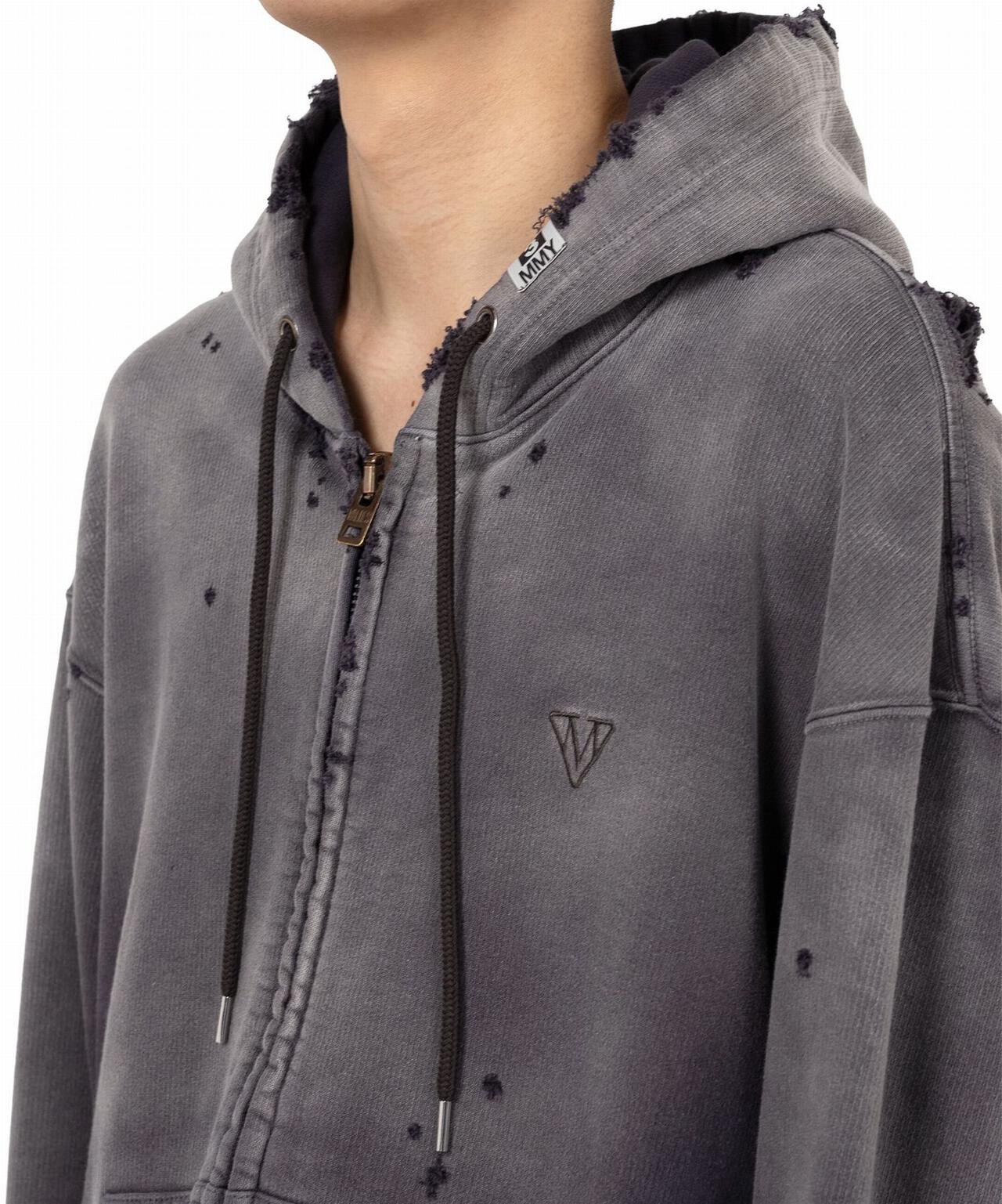 Maison MIHARAYASUHIRO/メゾン ミハラヤスヒロ/Sun Faded Like Zip-up Hoodie