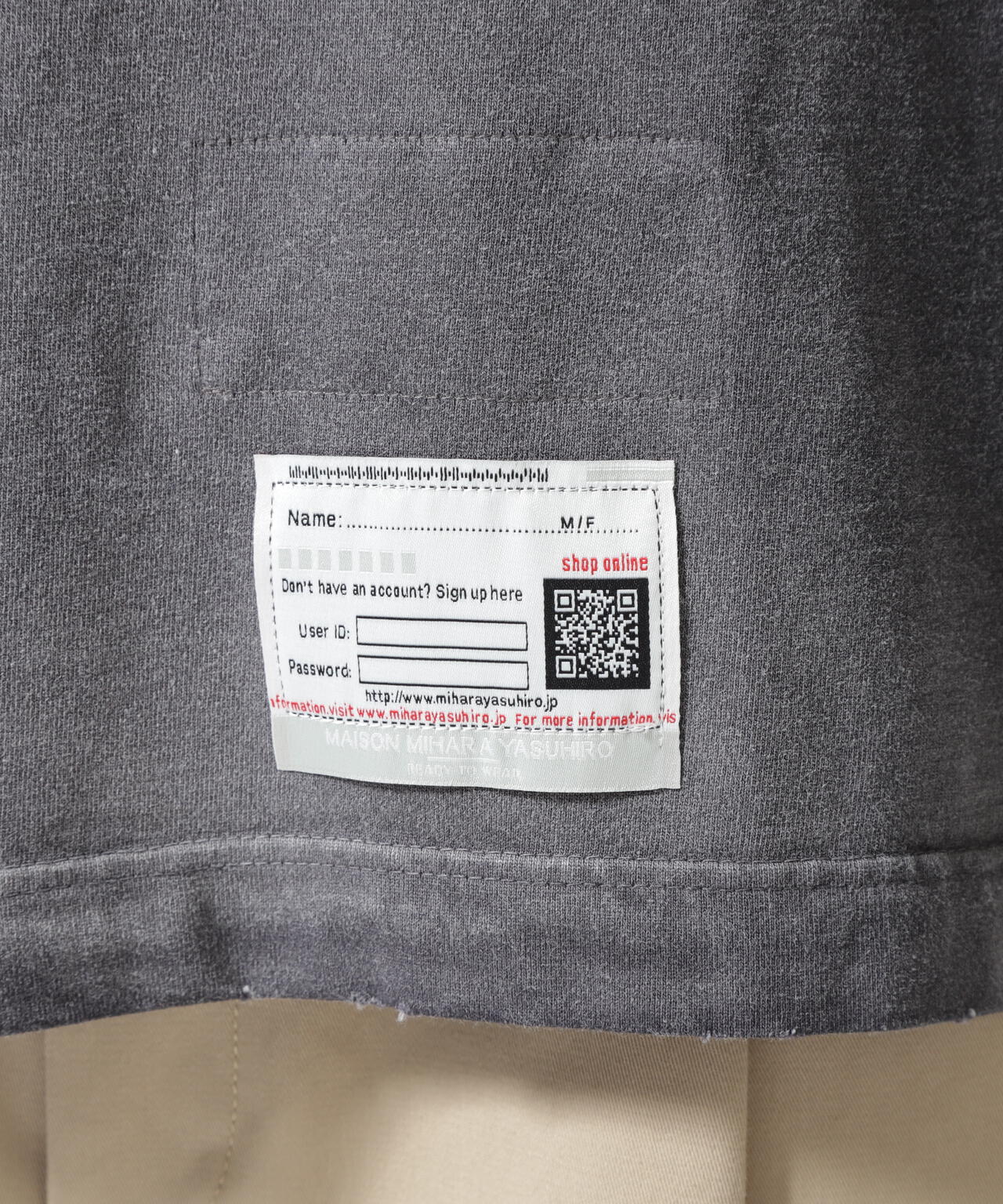 Maison MIHARAYASUHIRO/メゾン ミハラヤスヒロ/SUN FADED TEE