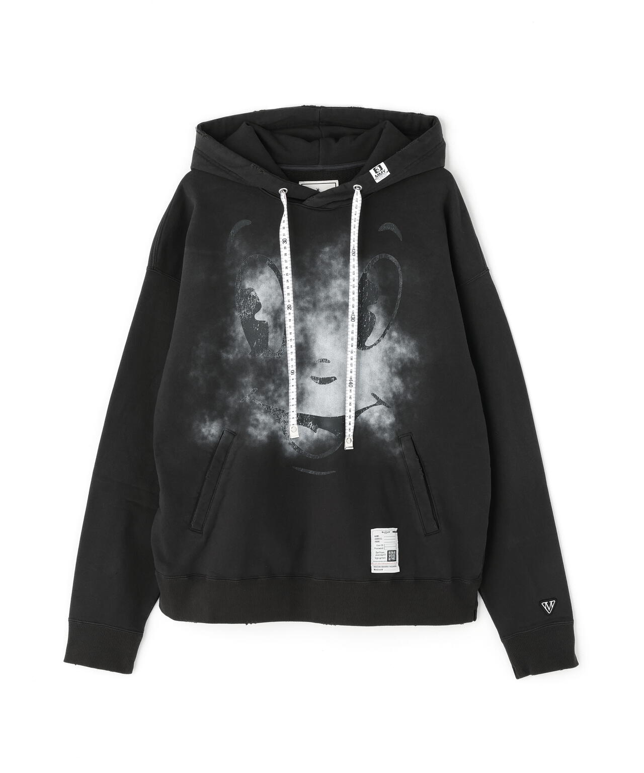 Maison MIHARAYASUHIRO/メゾン ミハラヤスヒロ/HAPPY FACE DISTRESSED HOODIE