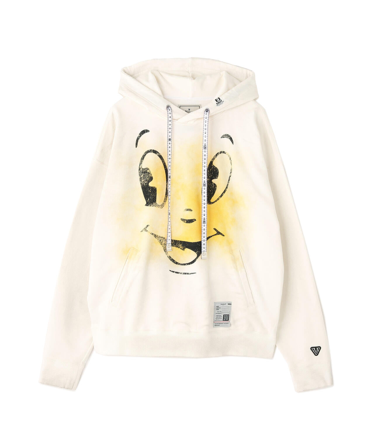 Maison MIHARAYASUHIRO/メゾン ミハラヤスヒロ/HAPPY FACE DISTRESSED HOODIE