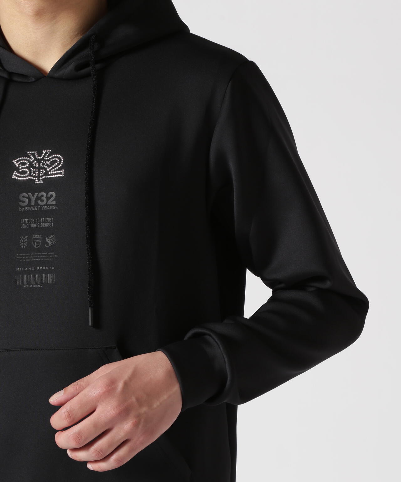 SY32 by SWEET YEARS /DOUBLEKNIT RHINESTONE LOGO