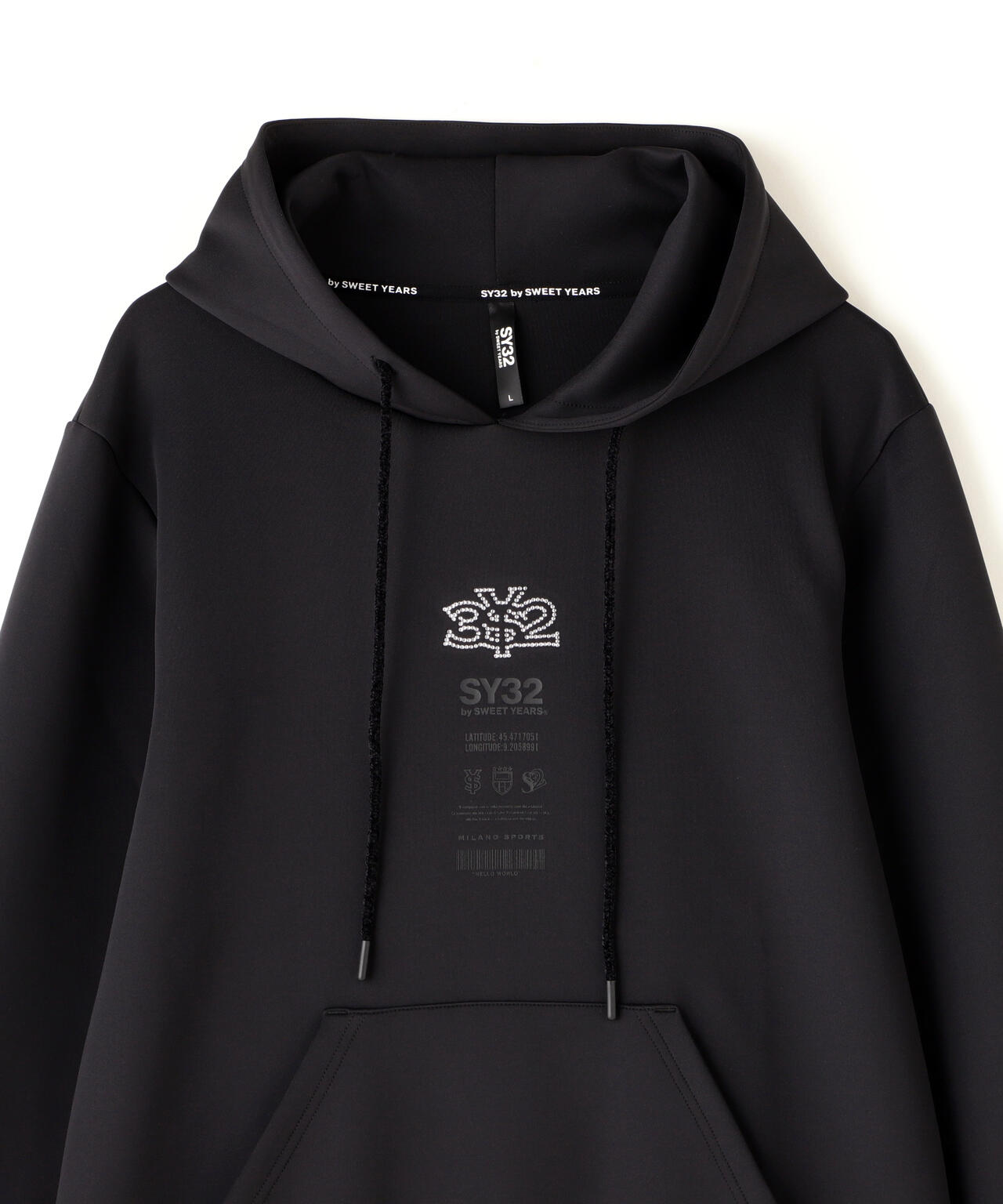 SY32 by SWEET YEARS /DOUBLEKNIT RHINESTONE LOGO