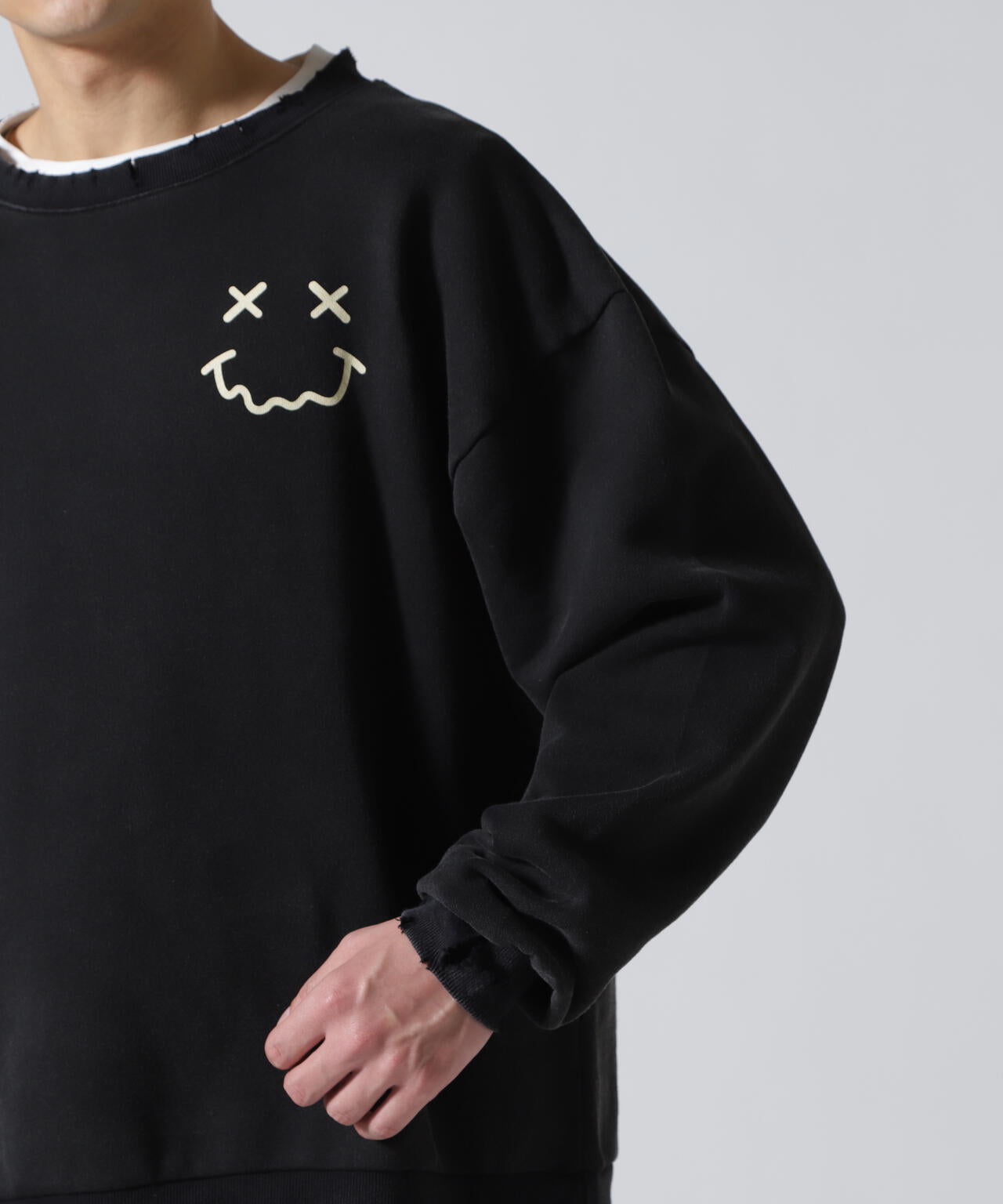 FR(13)NDS/フレンズ/Min Cherryflag SWEAT CREW | ROYAL FLASH