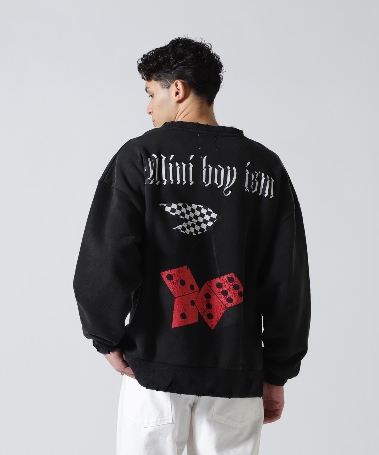 FR(13)NDS/フレンズ/Min Cherryflag SWEAT CREW | ROYAL FLASH