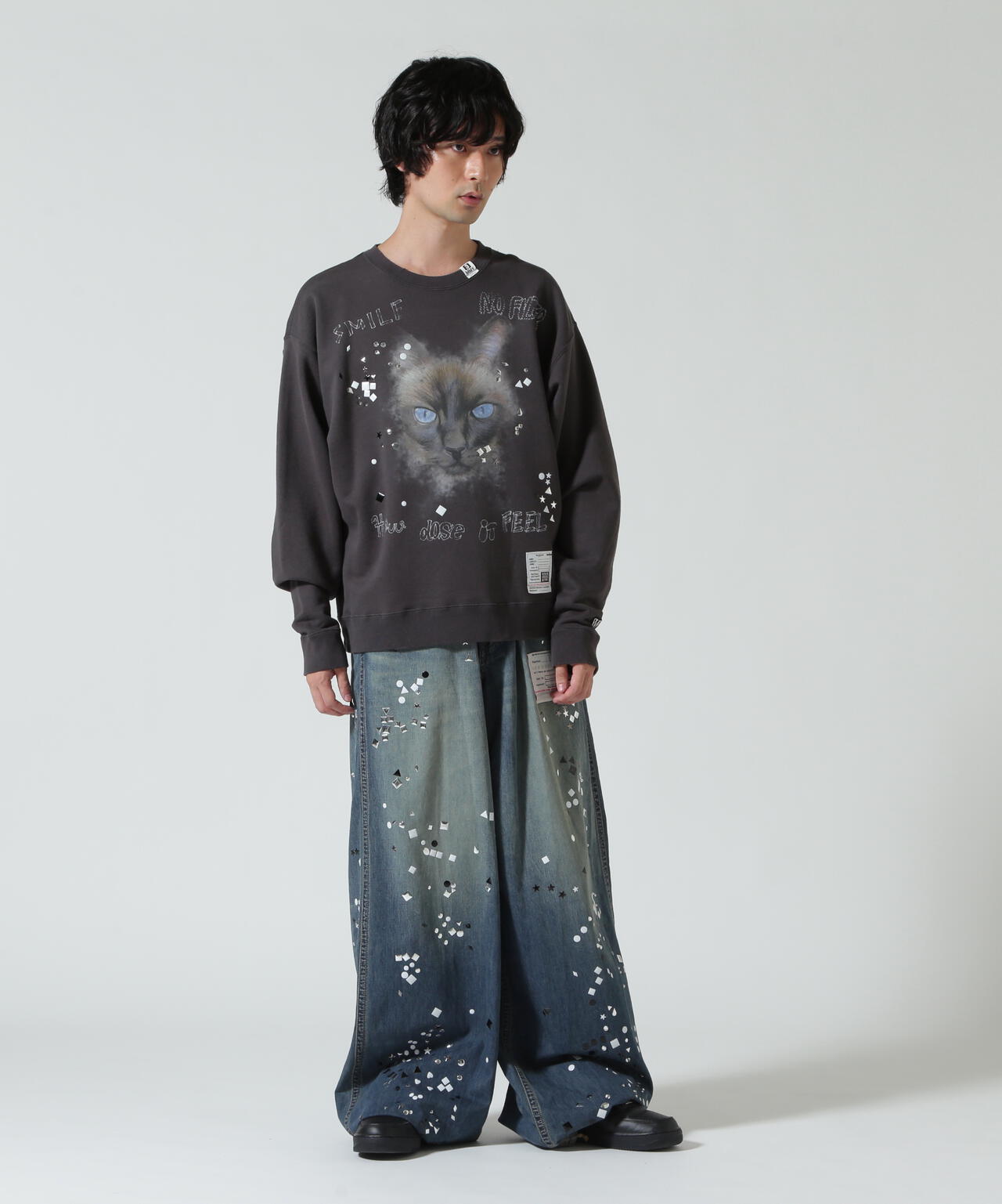 Maison MIHARAYASUHIRO/メゾン ミハラヤスヒロ/EMBELLISHED DISTRESSED