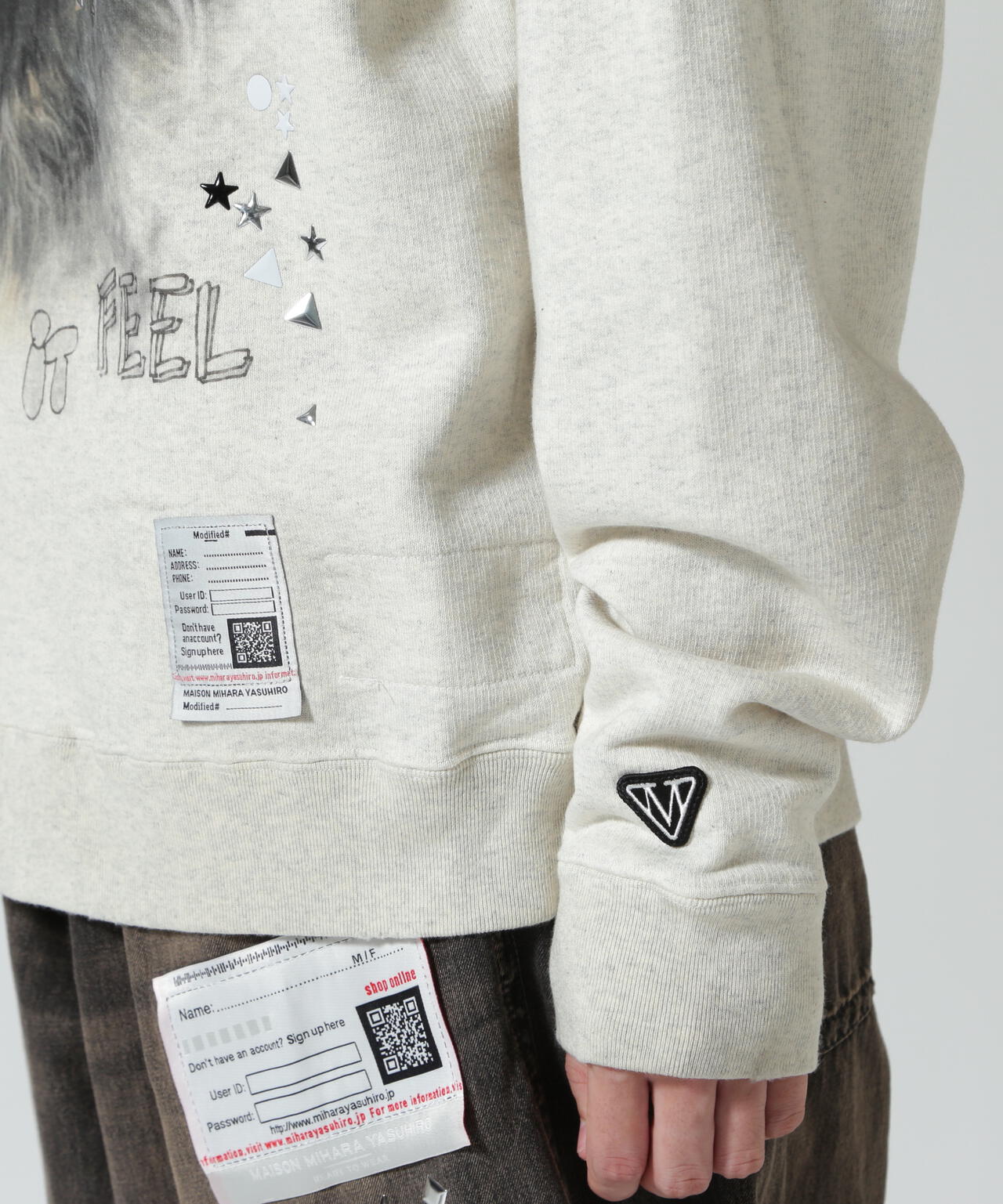 Maison MIHARAYASUHIRO/メゾン ミハラヤスヒロ/EMBELLISHED DISTRESSED